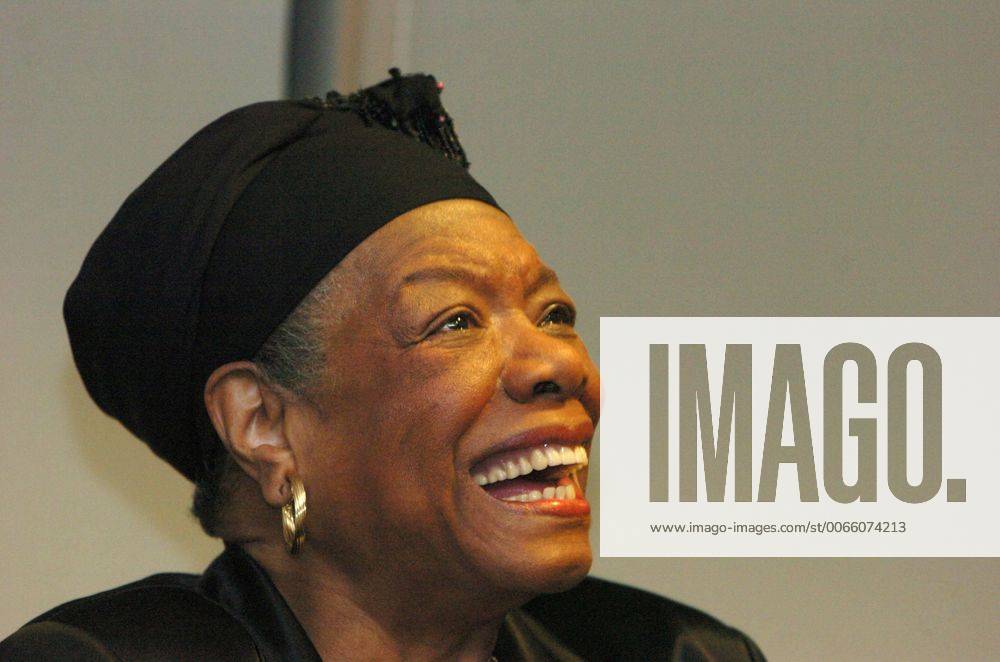 IMAGO ICONS: Maya Angelou May 28, 2014 - Winston-Salem, North Carolina, U.S. - FILE - MAYA ANGELOU, renowned as a poet, novelist and actress, died this morning at age 86 at her North Carolina home. One of America s leading literary voices, Angelou was best-known for her 1969 memoir I Know Why the Caged Bird Sings. It was the first of seven volumes of autobiography that traced her life from a childhood of abuse and oppression in the Deep South in the 1930s. Pictured Oct 22, 2004; Westwood, California - MAYA ANGELOU greets her fans at a reception celebrating the release of her new book, Hallelujah! The Welcome Table: A Lifetime of Memeories With Recipes. - ZUMAd63
