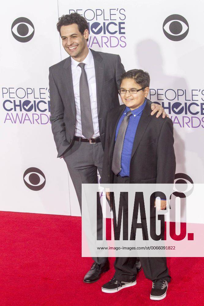 Jan. 7, 2015 - Los Angeles, California, U.S - Actors Andrew Leeds, left, and Jacob Guenther attend the 41st Annual People s Choice Awards at Nokia Theatre LA Live on January 7, 2015 in Los Angeles, California. - ZUMAc68