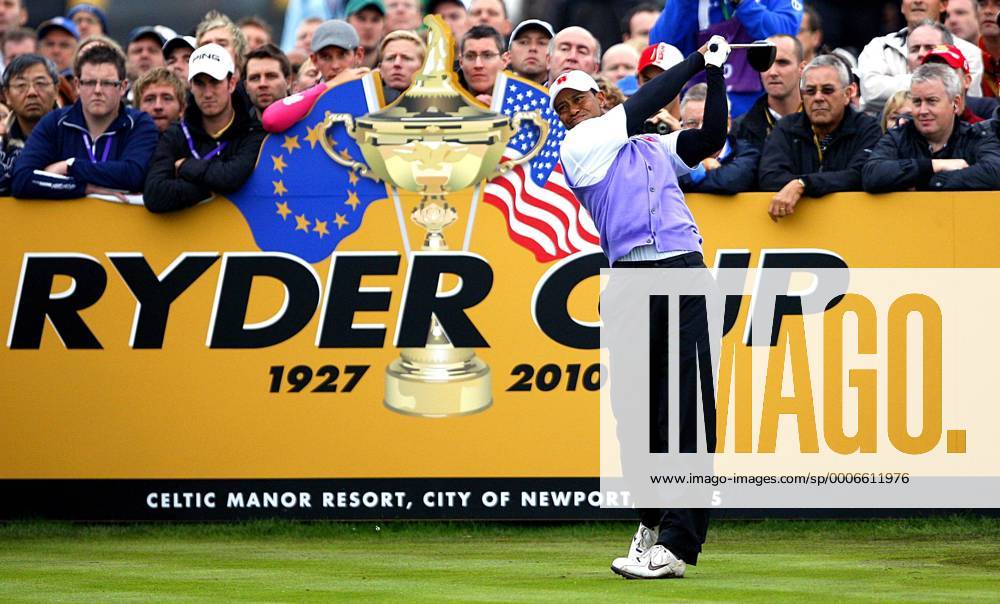 Tiger Woods of Team USA tees off The 2010 Ryder Cup Day 2 The 2010 Ryder Cup Day 2 2nd October, 2010 .