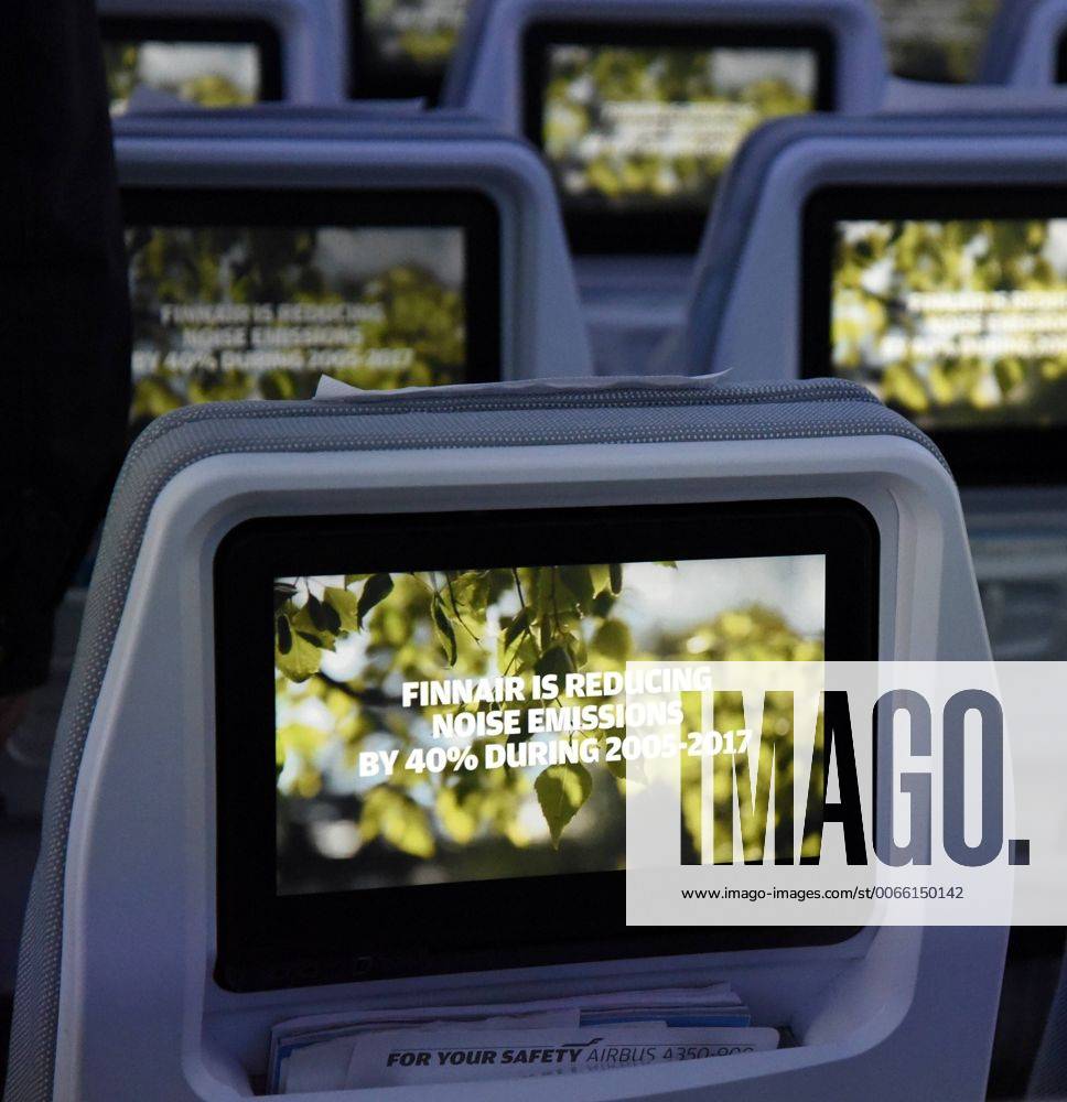Frankfurt, Fliughafen FINNAIR präsentiert den Airbus A350 X WB (WB = extra wide body - extra breiter Rumpf) FINNAIR gibt sich umweltfreundlich in Bezug aug Fluglärm und Emissionen