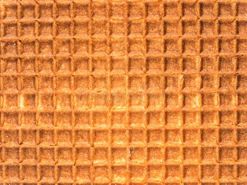 Dutch waffle texture close up, Stroopwafels or Dutch waffle texture close up