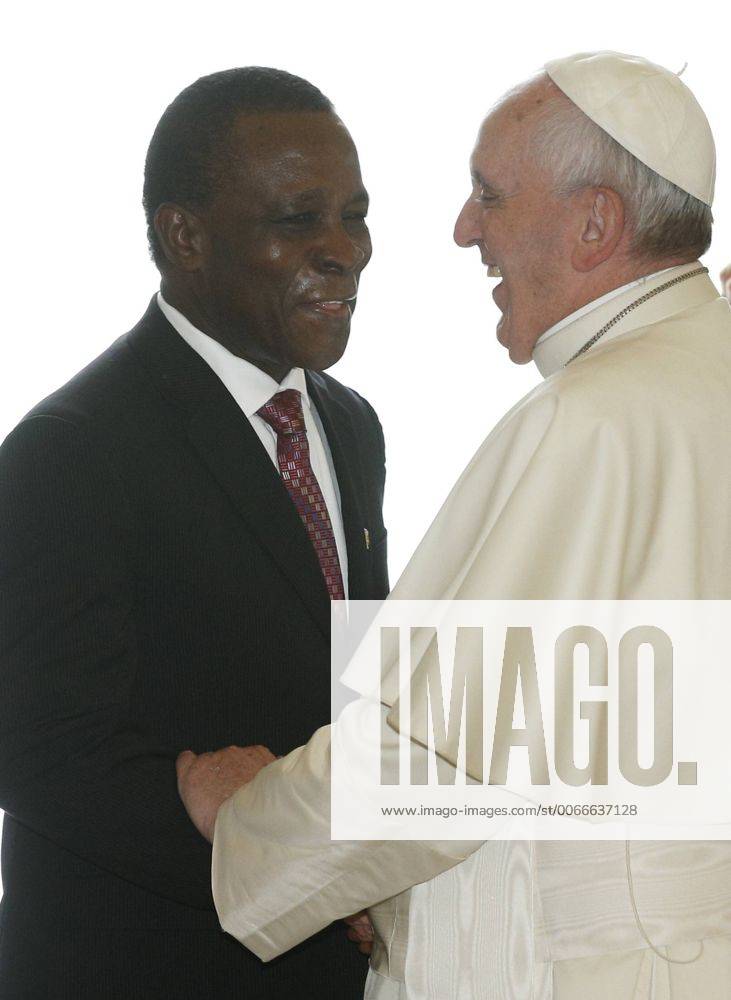 Oct 23, 2014 - Vatican City State (Holy See) - POPE FRANCIS meets Grenada s Prime Minister KEITH MITCHELL at the Vatican. - ZUMAi15