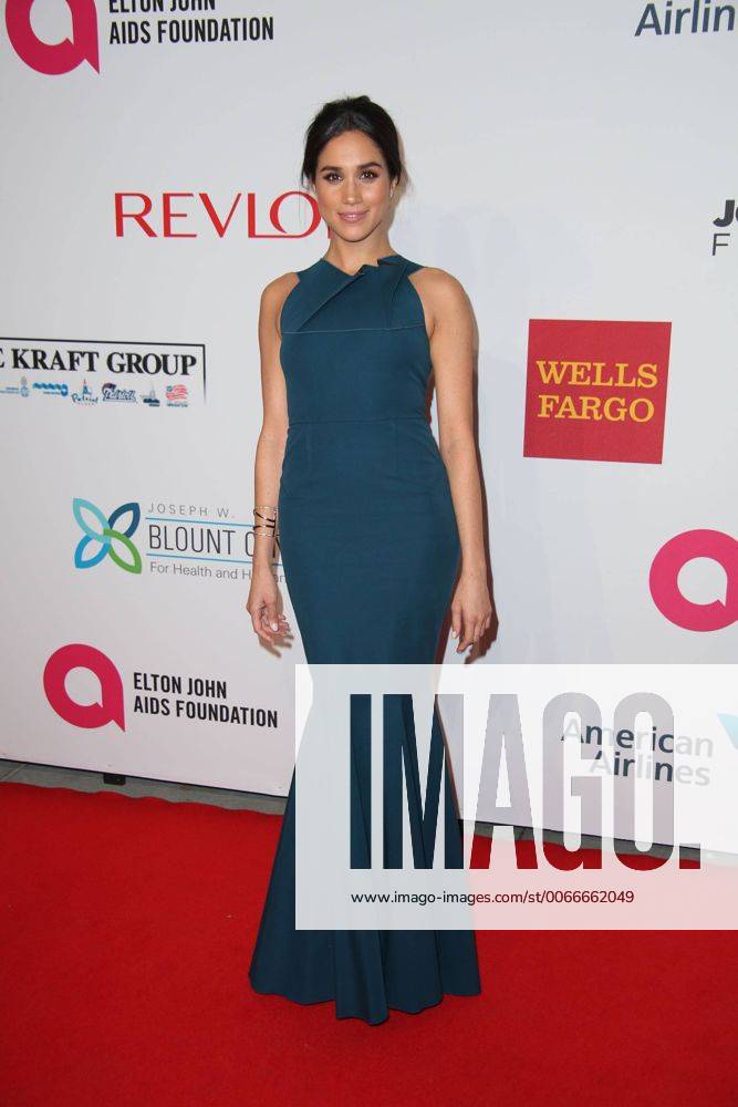 Oct. 28, 2014 - New York, New York, U.S. - Elton John AIDS Foundation Benefit 2014.Cipriani Wall Street, NYC.October 28, 2014.Photos by , Photos Inc 2014.MEGHAN MARKLE - ZUMAms4