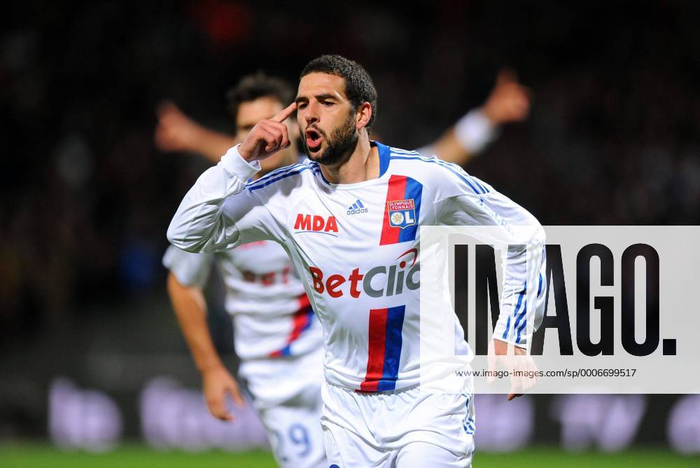 Football: Olympique Lyon (OL) - OSC Lille - Ligue 1 - 17.10.2010 - Lisandro Lopez ( Lyon ) - xABIBARDxFEPx o0 Jubel, Freude