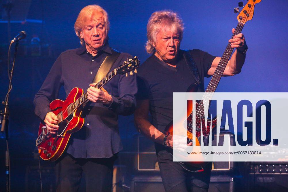 Durham, North Carolina, U.S - THE MOODY BLUES bring their 2014 Tour to the Durham Performing Arts Center in Durham, NC. The Moody Blues consist of original members Graeme Edge, Justin Hayward, and John Lodge. - ZUMAm11