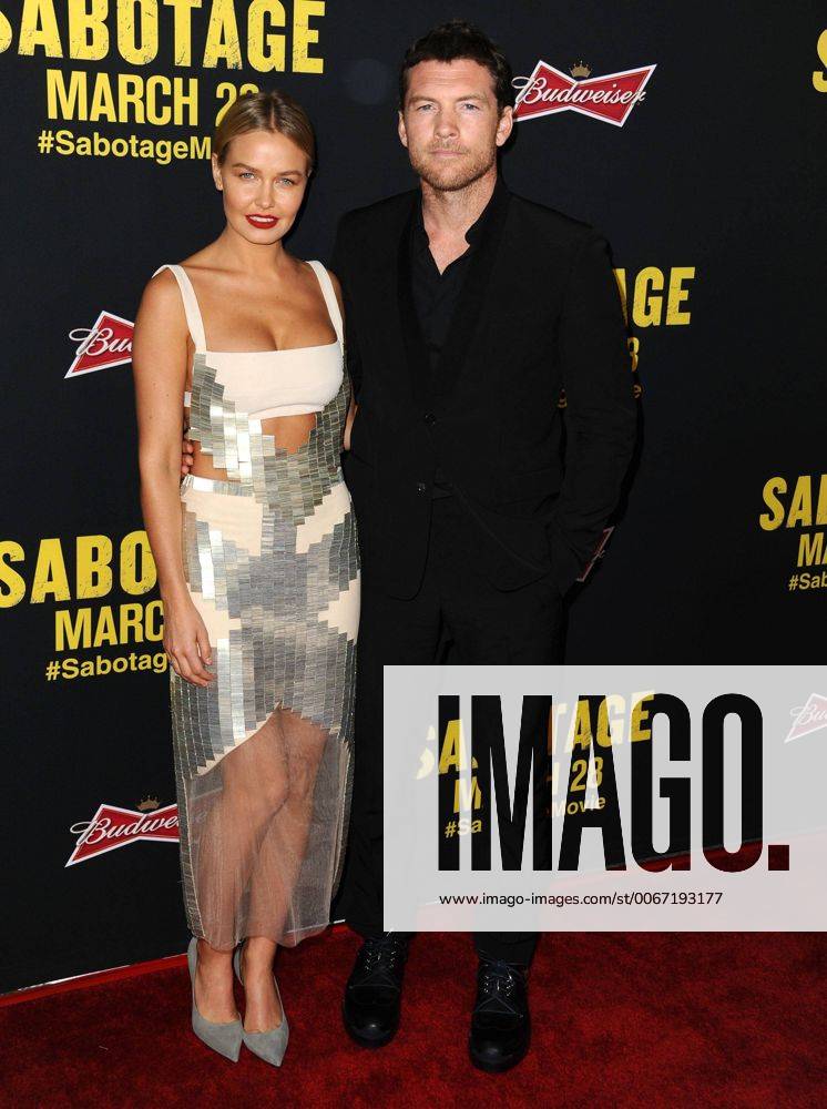 Los Angeles, California, U.S. - Sam Worthington attending the LosAngeles Premiere of Sabotage held at the Regal Cinemas L.A. Live in Los Angeles, California on March 19, 2014. 2014 - ZUMAl89