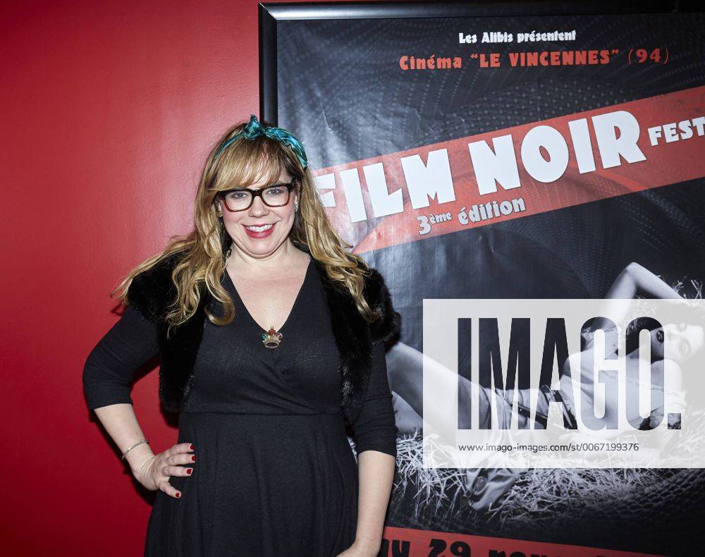 Christophe Meireis Starface 2015-11-26 Paris France Ouverture du festival du film noir à Vincennes. Kirsten Vangsness.