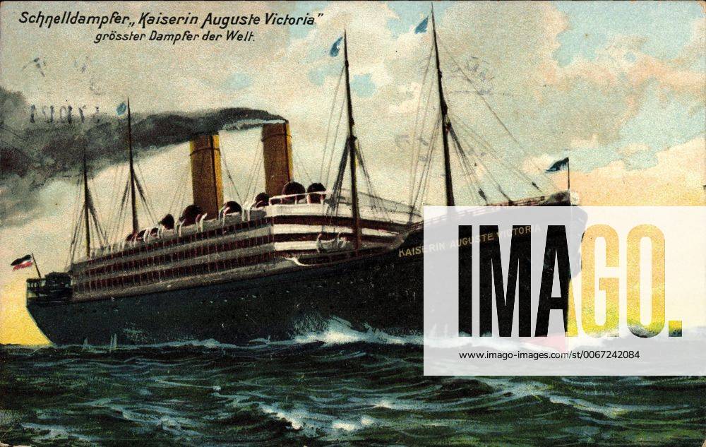 Schnelldampfer Kaiserin Auguste Victoria, HAPAG !AUFNAHMEDATUM GESCHÄTZT!