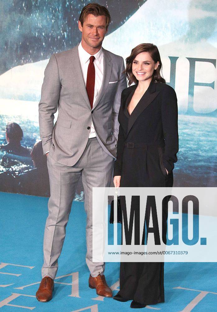 In The Heart Of The Sea - European Premiere London, UK. Chris Hemsworth & Charlotte Riley at In The Heart Of The Sea - European Premiere, at Empire Leicester Square, London UK, 02 December 2015. LMK394-58708-031215