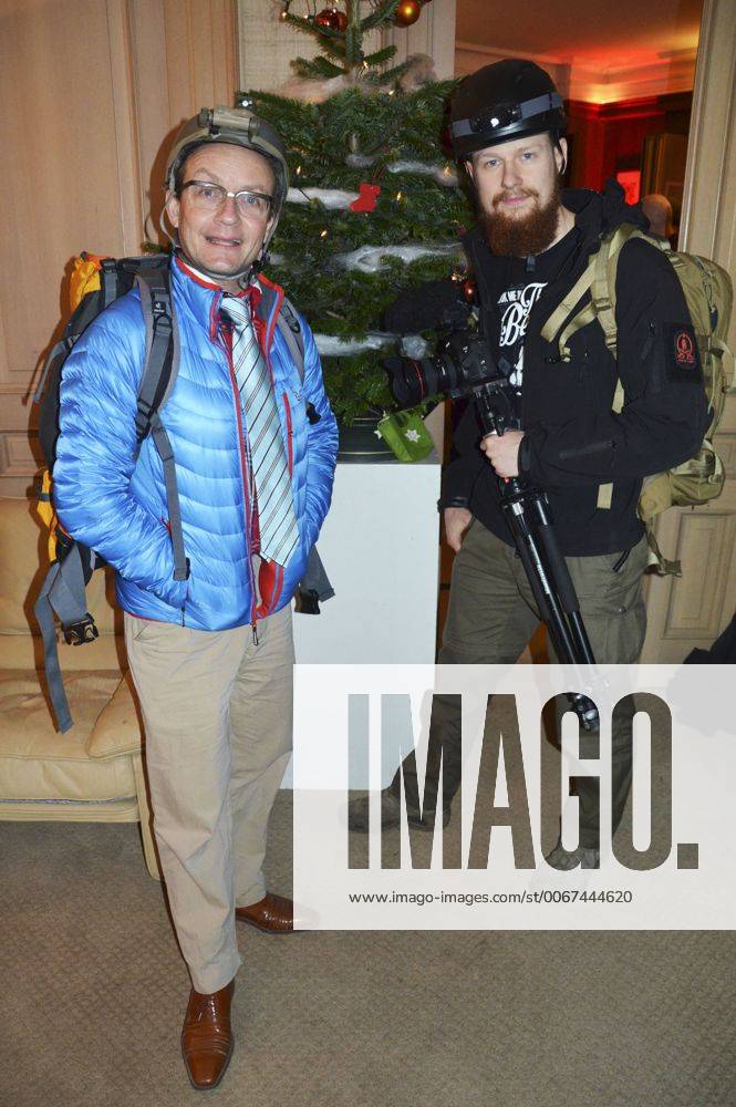 Wigald Boning und Friedrich Fritz Meinecke bei der Präsentation der Programmhighlights und Eigenproduktionen 2016 der TV-Sender HISTORY und A&E im Restaurants Gandl. München, 08.12.2015 Foto:xP.xSchönbergerx xFuturexImage