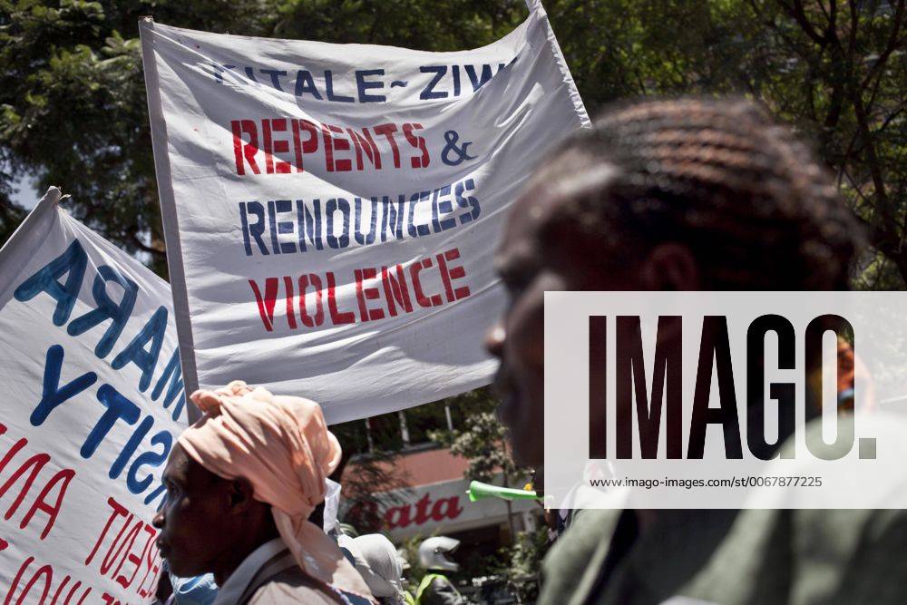 Feb 23, 2013 - Nairobi, Kenya - Demonstration in Nairobi against the violence that followed the 2007 elections and calling for peaceful elections next 4th of March. - ZUMAr11