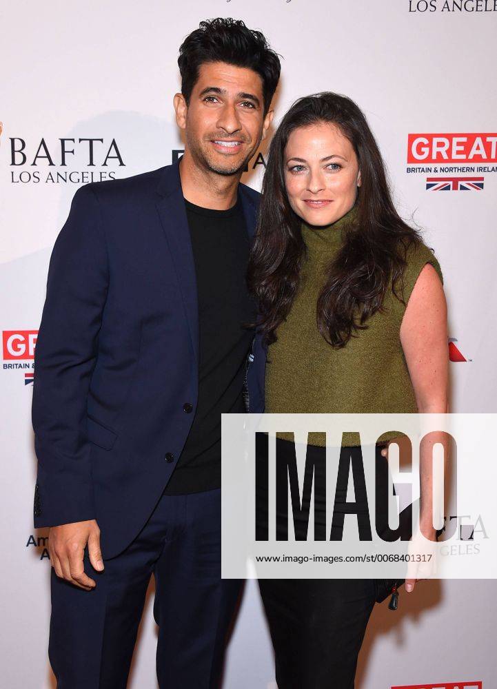 Jan. 9, 2016 - Beverly Hills, California, U.S. - Raza Jaffrey & Lara Pulver arrives for the BAFTA Tea Party 2016 at the Four Season Hotel. Beverly Hills U.S. - ZUMAo05_
