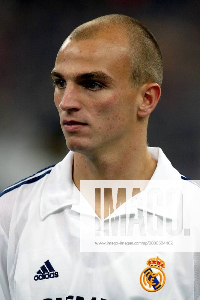 Esteban Cambiasso (Real) Fußball EC 1 Herren Champions League 2002 2003, Mailand - Real Madrid 1:0, Primera Division, 1. Spanische Liga Porträt Mailand