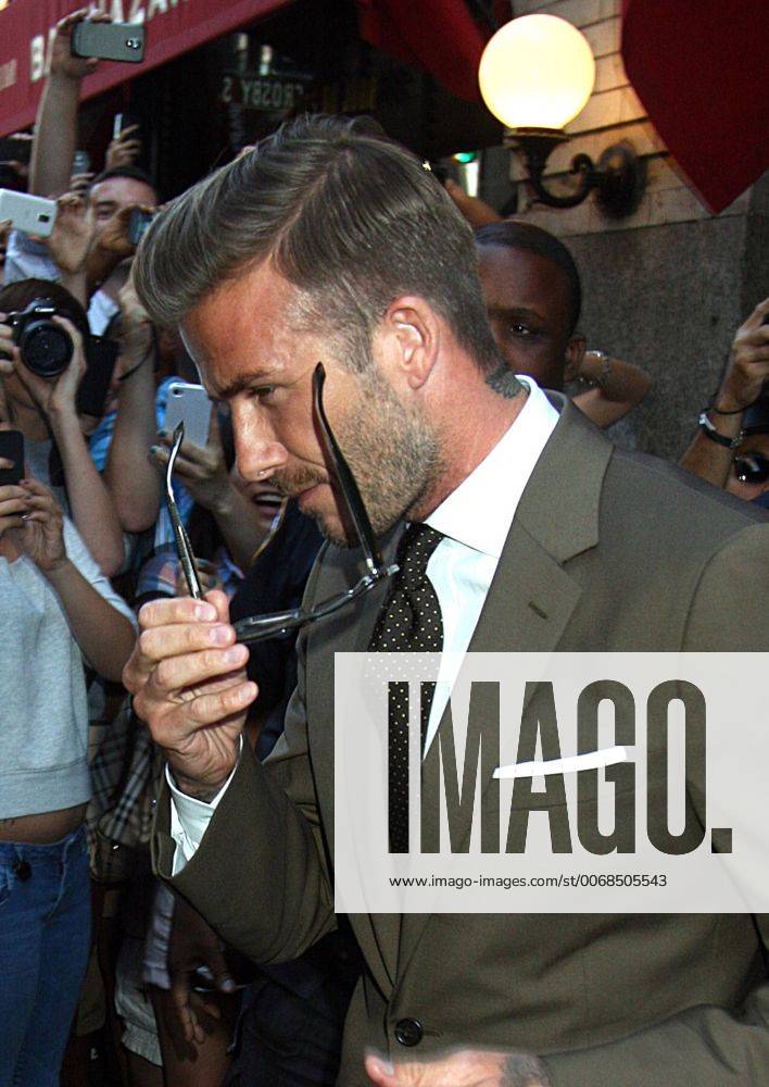 Sept. 9, 2012 - New York City, NY, USA - WWW. ....September 9 2012, New York City....Soccer player David Beckham leaves Balthazar restauant on September 9 2012 in New York City......By Line: Philip Vaughan ACE Pictures....ACE Pictures, Inc...tel: 646 769 0430..Email: info@ ..www. - ZUMAny1
