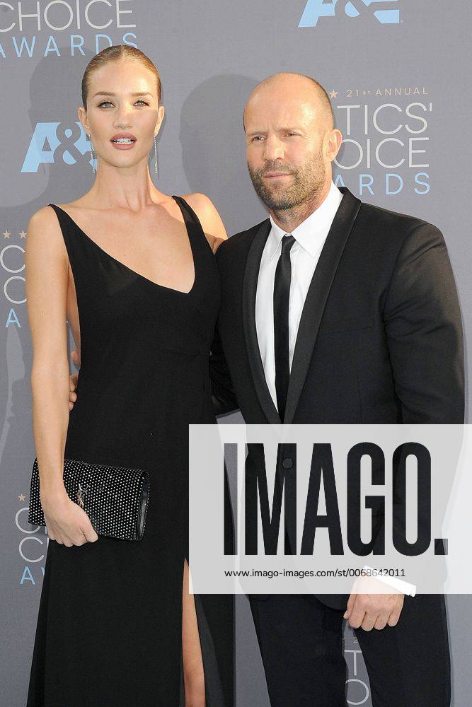 Rosie Huntington-Whiteley und Jason Statham bei den Critics Choice Awards am 17.01.2016 in Santa Monica The 21st Annual Critics Choice Awards in