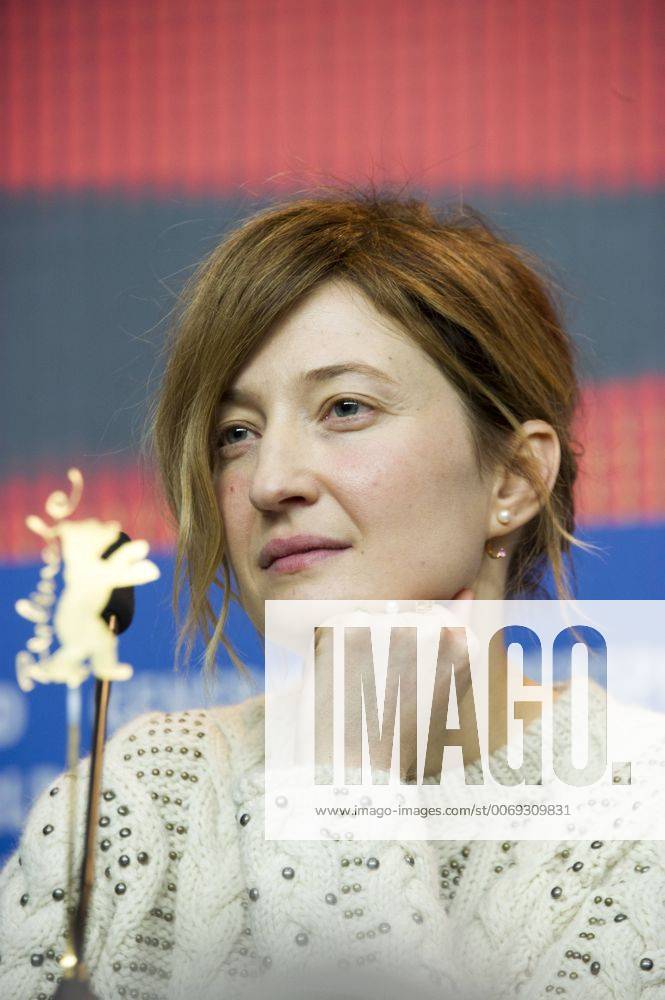 66th Berlin International Film Festival. International Film Festival of Berlin. Press conference of the jury Pictured: Alba Rohrwacher Valentino dress CamillaxMorandi