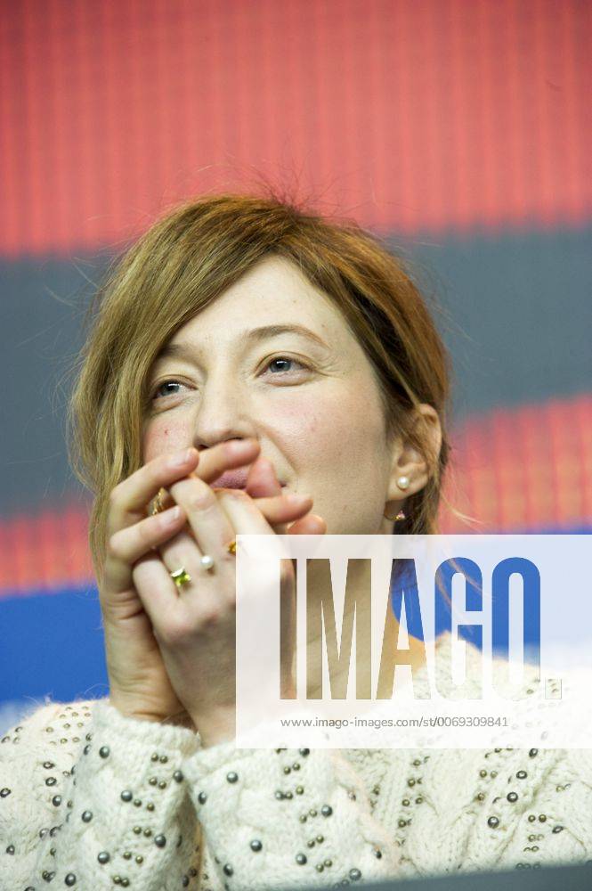 66th Berlin International Film Festival. International Film Festival of Berlin. Press conference of the jury Pictured: Alba Rohrwacher Valentino dress CamillaxMorandi