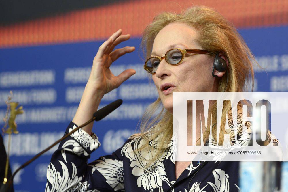Meryl Streep during the jury press conference at the 66th Berlin International Film Festival Berlinale 2016 on February 11, 2016 in Berlin, Germany. Foto:xC.xNiehausx xFuturexImage