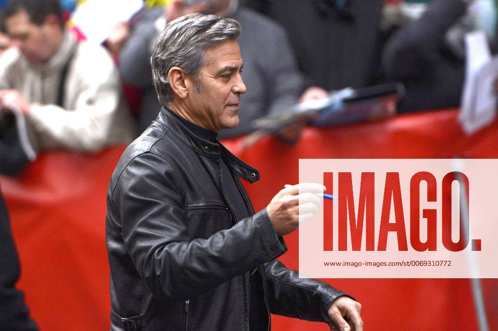 George Clooney arrives for the Hail, Caesar press conference at the 66th Berlin International Film Festival Berlinale 2016 on February 11, 2016in Berlin, Germany. Foto:xC.xNiehausx xFuturexImage