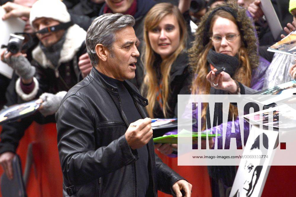 George Clooney arrives for the Hail, Caesar press conference at the 66th Berlin International Film Festival Berlinale 2016 on February 11, 2016in Berlin, Germany. Foto:xC.xNiehausx xFuturexImage