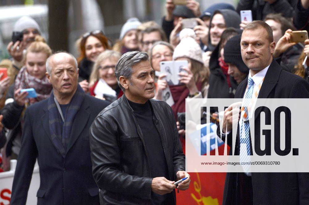 George Clooney arrives for the Hail, Caesar press conference at the 66th Berlin International Film Festival Berlinale 2016 on February 11, 2016in Berlin, Germany. Foto:xC.xNiehausx xFuturexImage