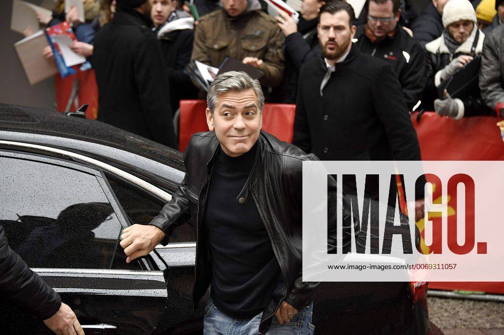 George Clooney arrives for the Hail, Caesar! press conference at the 66th Berlin International Film Festival Berlinale 2016 on February 11, 2016 in Berlin, Germany. Foto:xFredericx xFuturexImage