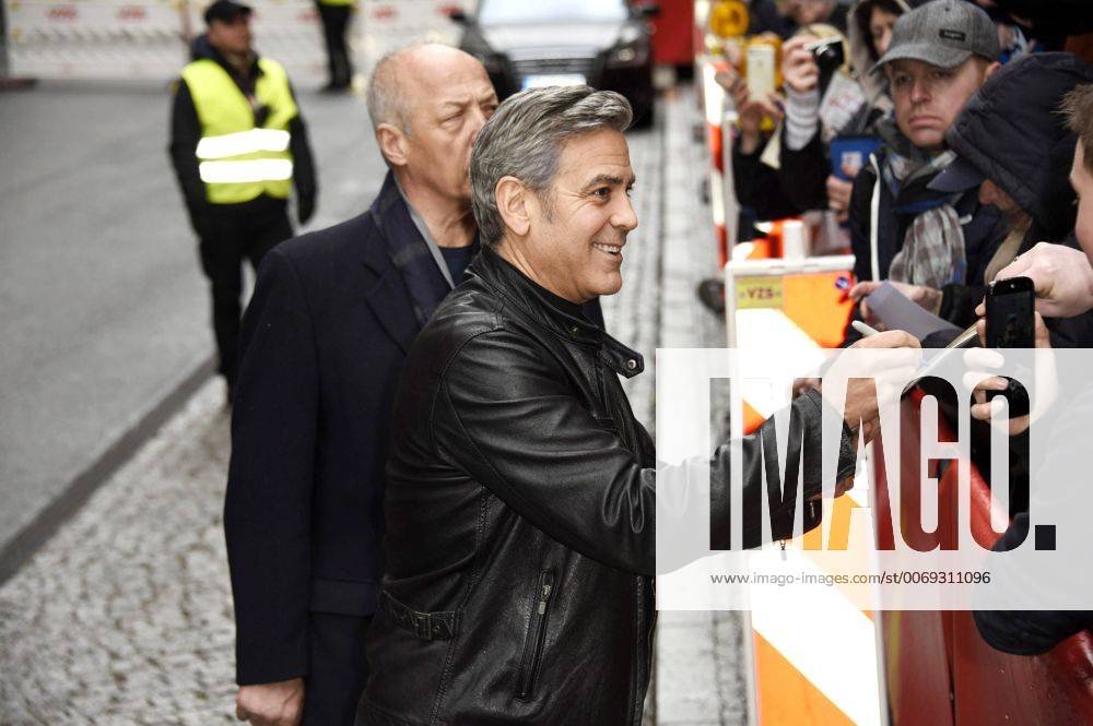 George Clooney arrives for the Hail, Caesar! press conference at the 66th Berlin International Film Festival Berlinale 2016 on February 11, 2016 in Berlin, Germany. Foto:xFredericx xFuturexImage