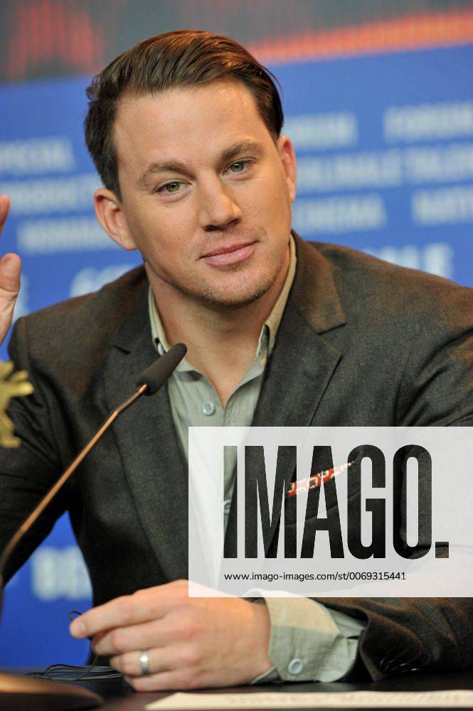 66th Berlin International Film Festival. International Film Festival of Berlin. Photocall of the movie Hail Caesar . Pictured: Channing Tatum CamillaxMorandi
