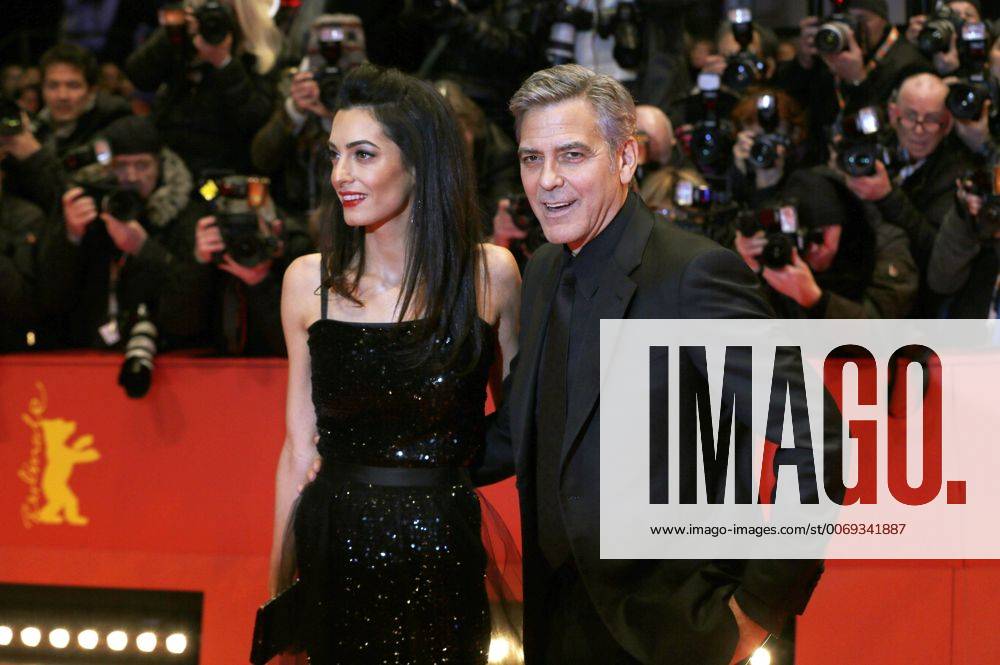 George Clooney and wife Amal Alamuddin attending the Hail Caesar! premiere at the 66th Berlin International Film Festival Berlinale 2016 at Berlinale Palast on February 11, 2016 in Berlin, Germany. Foto:xD.xBedrosianx xFuturexImage