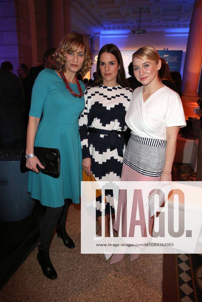 Gesine Cukrowski, Birthe Wolter und Anna Maria Mühe bei der ARD Blue Hour im Rahmen der 66. Berlinale am 12.02.2016 in Berlin ARD Blue Hour Empfang im Rahmen der Berlinale 2016 in Berlin