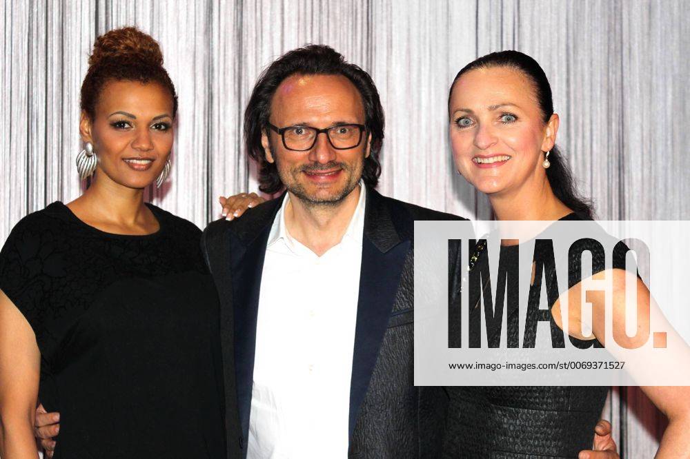 Berlin Francisca Urio, Peter Brandl und Brita Segger bei der After Show Party Impulse-Event BREAKING THE WALL am 12.02.2016 in Berlin. Foto:Christina Katz Eibner
