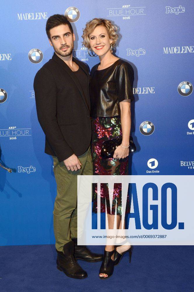 Wolke Hegenbarth mit Freund Oliver bei der ARD Blue Hour 2016 Party im Rahmen der Berlinale 2016 66. Internationale Filmfestspiele Berlin im Museum für Kommunikation. Berlin, 12.02.2016 Foto:xC.xNiehausx xFuturexImage