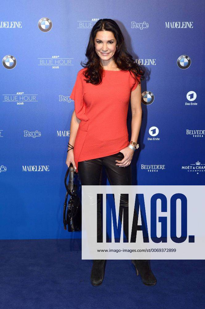 Mariella Ahrens bei der ARD Blue Hour 2016 Party im Rahmen der Berlinale 2016 66. Internationale Filmfestspiele Berlin im Museum für Kommunikation. Berlin, 12.02.2016 Foto:xC.xNiehausx xFuturexImage