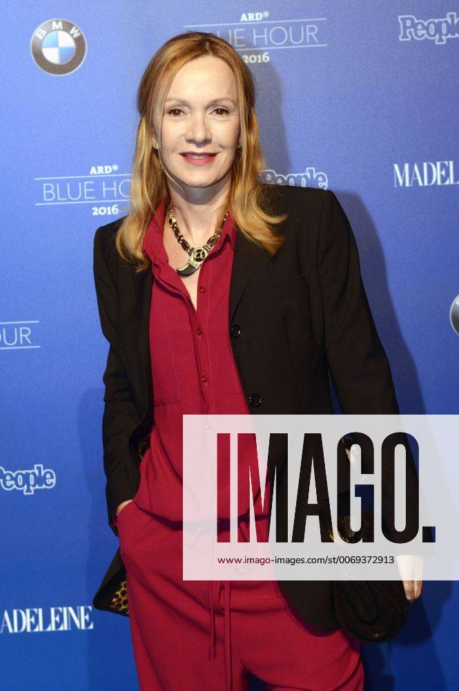 Katja Flint bei der ARD Blue Hour 2016 Party im Rahmen der Berlinale 2016 66. Internationale Filmfestspiele Berlin im Museum für Kommunikation. Berlin, 12.02.2016 Foto:xC.xNiehausx xFuturexImage