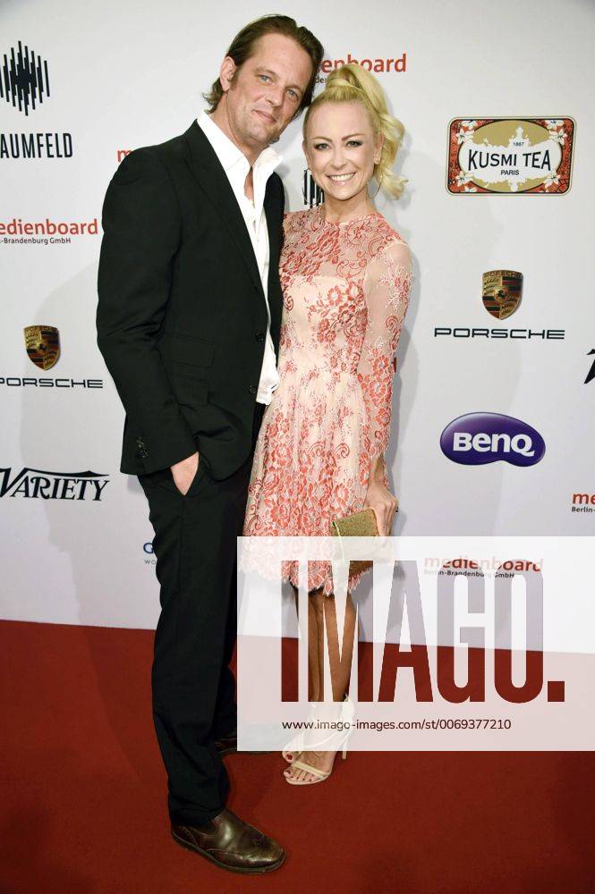 Jenny Elvers and Steffen von der Beeck at the Medienboard Reception 2016 during the 66th Berlin International Film Festival Berlinale 2016 at The Ritz-Carlton hotel on February 13, 2016 in Berlin, Germany. Foto:xFredericx xFuturexImage