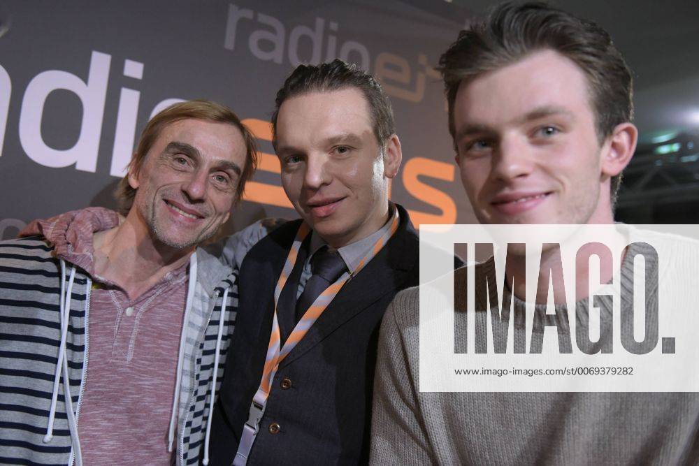 Schauspieler Andre M. Hennicke, Regisseur Piotr J. Lewandowski und Schauspieler Jannis Niewöhner beim RadioEins Berlinale-Nighttalk am Rande der 66. Internationalen Filmfestspiele Berlin 66. Internationale Filmfestspiele in Berlin IFB2016