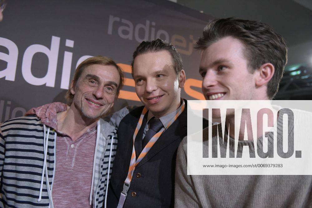 Schauspieler Andre M. Hennicke, Regisseur Piotr J. Lewandowski und Schauspieler Jannis Niewöhner beim RadioEins Berlinale-Nighttalk am Rande der 66. Internationalen Filmfestspiele Berlin 66. Internationale Filmfestspiele in Berlin IFB2016