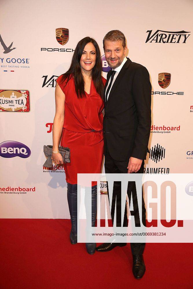 Bettina Zimmermann und Kai Wiesinger beim Empfang vom Medienboard Berlin Brandenburg im Rahmen der 66. Berlinale am 13.02.2016 in Berlin 66. Berlinale 2016, Medienboard Empfang in Berlin