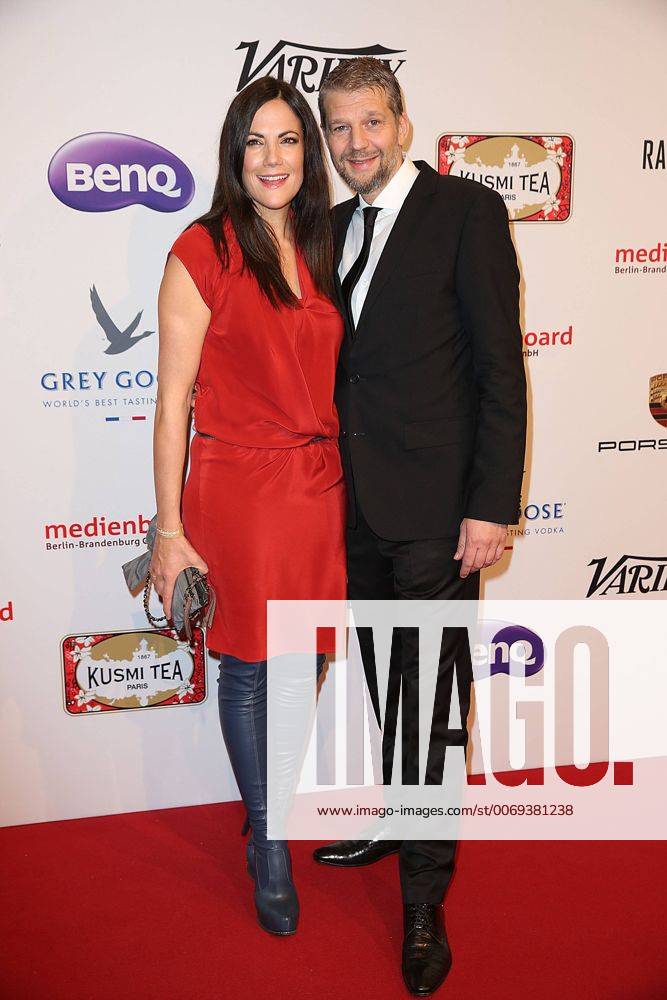 Bettina Zimmermann und Kai Wiesinger beim Empfang vom Medienboard Berlin Brandenburg im Rahmen der 66. Berlinale am 13.02.2016 in Berlin 66. Berlinale 2016, Medienboard Empfang in Berlin