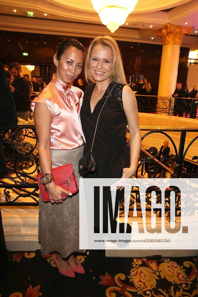Minh Khai Phan Thi und Nova Meierhenrich beim Empfang vom Medienboard Berlin Brandenburg im Rahmen der 66. Berlinale am 13.02.2016 in Berlin 66. Berlinale 2016, Medienboard Empfang in Berlin