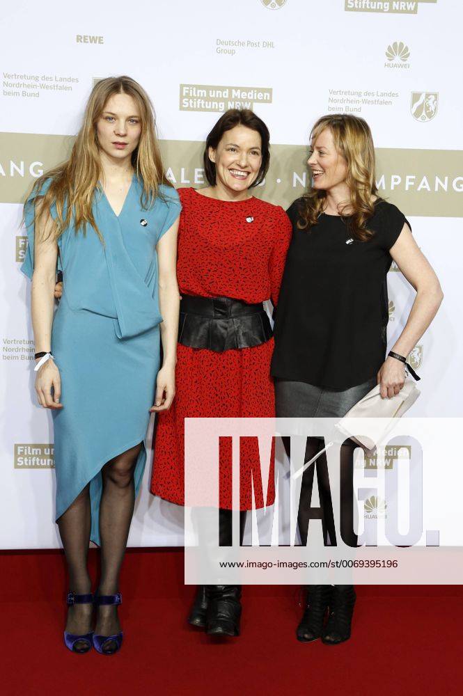 Lilith Stangenberg, Nicolette Krebitz and Silke Bodenbender at the NRW Reception 2016 during the 66th Berlin International Film Festival Berlinale 2016 at Landesvertretung Nordrhein-Westfalen on February 14, 2016 in Berlin, Germany. Foto:xD.xBedrosianx xFuturexImage