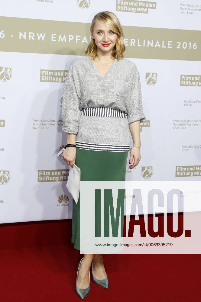 Anna Maria Mühe at the NRW Reception 2016 during the 66th Berlin International Film Festival Berlinale 2016 at Landesvertretung Nordrhein-Westfalen on February 14, 2016 in Berlin, Germany. Foto:xD.xBedrosianx xFuturexImage