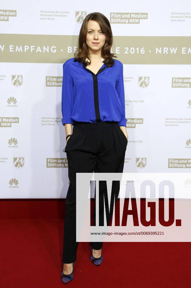 Anja Knauer at the NRW Reception 2016 during the 66th Berlin International Film Festival Berlinale 2016 at Landesvertretung Nordrhein-Westfalen on February 14, 2016 in Berlin, Germany. Foto:xD.xBedrosianx xFuturexImage