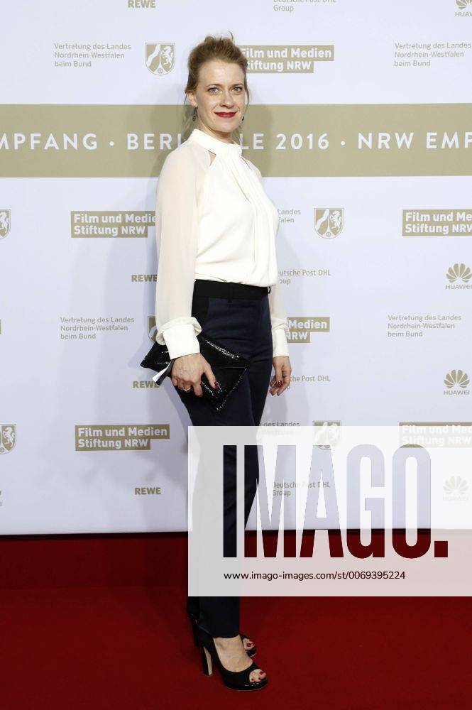 Caroline Peters at the NRW Reception 2016 during the 66th Berlin International Film Festival Berlinale 2016 at Landesvertretung Nordrhein-Westfalen on February 14, 2016 in Berlin, Germany. Foto:xD.xBedrosianx xFuturexImage