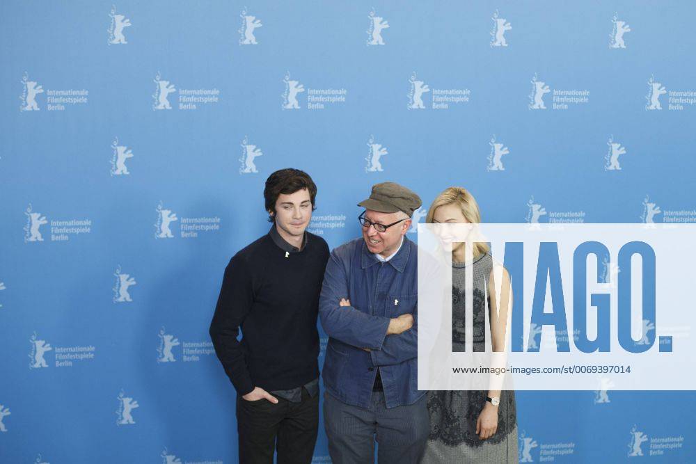 Feb. 14, 2016 - Berlin, Germany - Actor Logan Lerman, director James Schamus and actress Sarah Gadon attend the Indignation photo call during the 66th Berlinale International Film Festival Berlin Berlin Germany - ZUMAn230