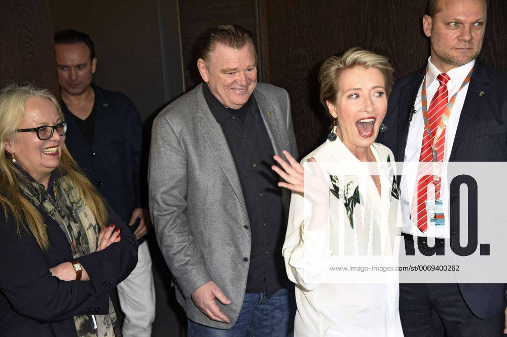 Brendan Gleeson and Emma Thompson during the Alone In Berlin Jeder stirbt für sich allein photocall at the 66th Berlin International Film Festival Berlinale 2016 on February 15, 2016 in Berlin, Germany. Foto:xFredericx xFuturexImage