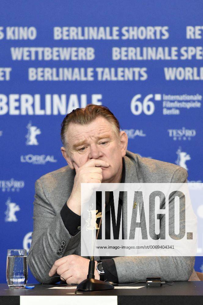 Schauspieler Brendan Gleeson während der Pressekonferenz zum Film -ALONE IN BERLIN JEDER STIRB FÜR SICH ALLEIN- anlässlich der 66. Internationalen Filmfestspiele Berlin 66. Internationale Filmfestspiele in Berlin IFB2016