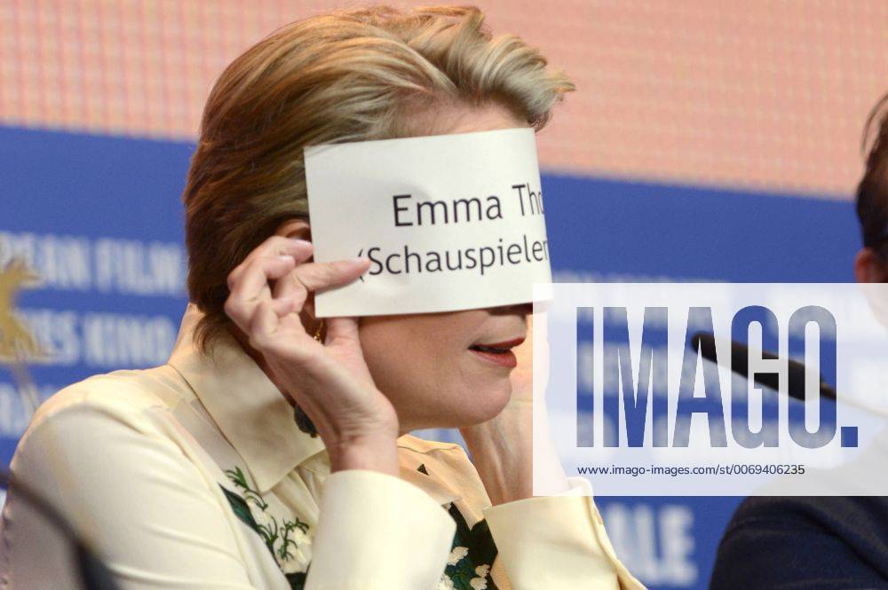 Emma Thompson during the Alone In Berlin Jeder stirbt für sich allein press conference at the 66th Berlin International Film Festival Berlinale 2016 on February 15, 2016 in Berlin, Germany. Foto:xC.xNiehausx xFuturexImage