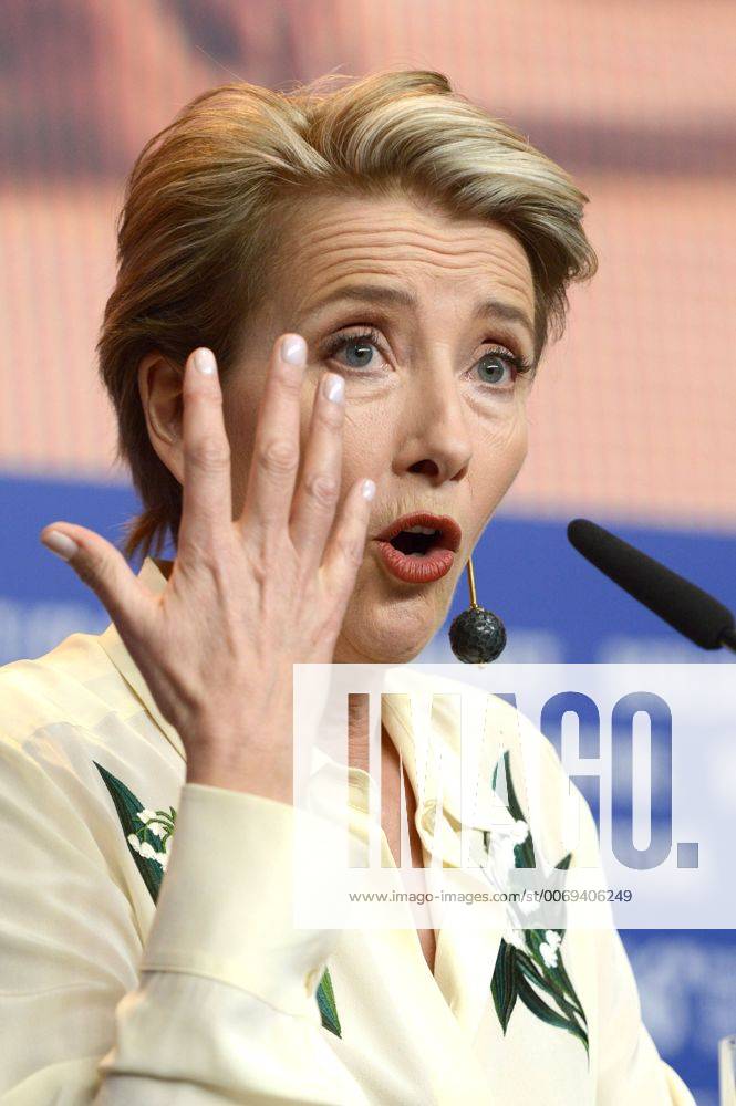 Emma Thompson during the Alone In Berlin Jeder stirbt für sich allein press conference at the 66th Berlin International Film Festival Berlinale 2016 on February 15, 2016 in Berlin, Germany. Foto:xC.xNiehausx xFuturexImage