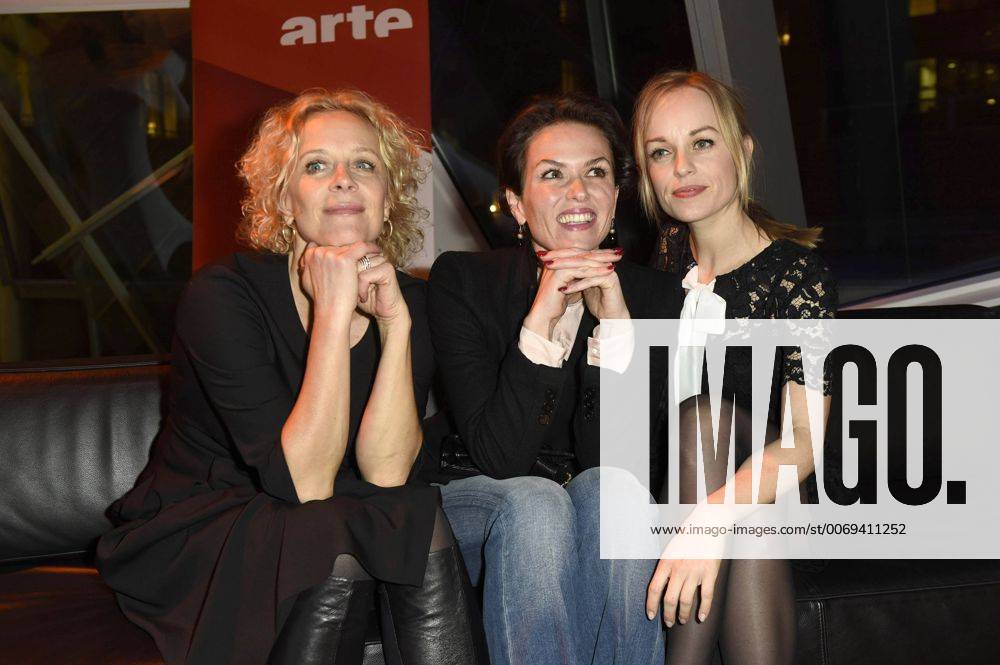 Katja Riemann, Melika Foroutan and Friederike Kempter at the Arte Reception 2016 during the 66th Berlin International Film Festival Berlinale 2016 at The Ritz-Carlton hotel on February 15, 2016 in Berlin, Germany. Foto:xFredericx xFuturexImage